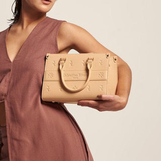Valentina Rivera Mini Tote Bag Bolso Mini Tote Carlotta Beige