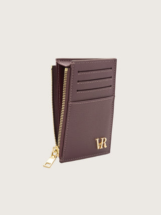 The Ana Cardholder in Soft Plum