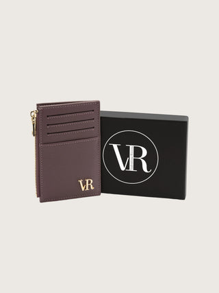 The Ana Cardholder in Soft Plum