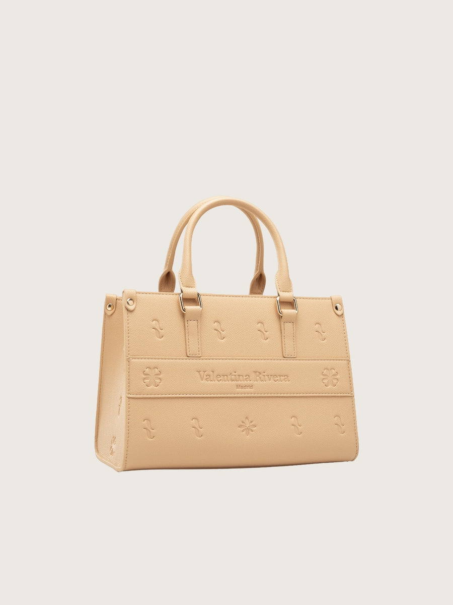 1. Bolso Carlotta en Arena — vista frontal — Valentina Rivera Madrid
