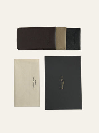 Zoe Leather Glasses Case in Camel | Smooth Leather