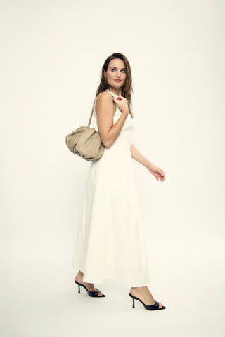 Carmen en Taupe | Piel Granulada