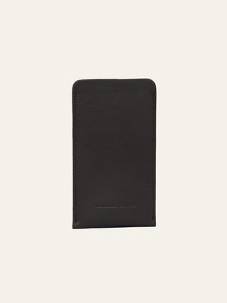 Zoe Leather Glasses Case in Cocoa | Smooth Leather