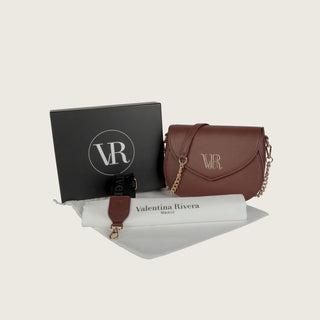 Valentina Rivera Bolso Bandolera Valentina en Marrón