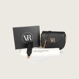 Valentina Rivera Bolso Bandolera Valentina en Negro