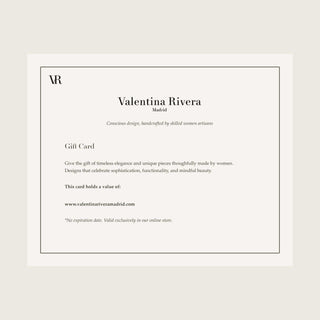 Valentina Rivera Madrid Tarjeta de Regalo Valentina Rivera