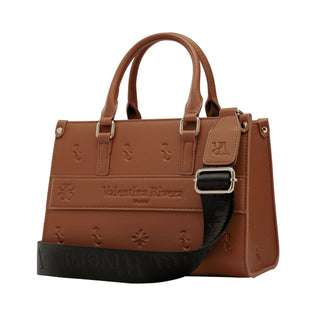 Valentina Rivera Mini Tote Bag Bolso Mini Tote Carlotta Marrón
