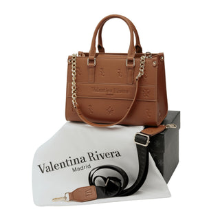 Valentina Rivera Mini Tote Bag Bolso Mini Tote Carlotta Marrón