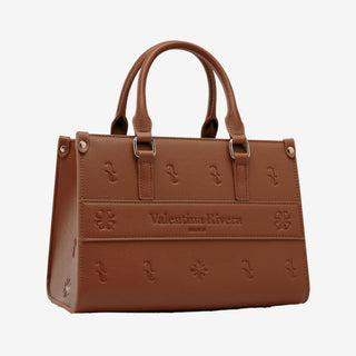 Valentina Rivera Mini Tote Bag Bolso Mini Tote Carlotta Marrón