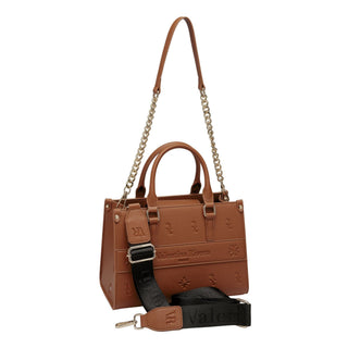Valentina Rivera Mini Tote Bag Bolso Mini Tote Carlotta Marrón