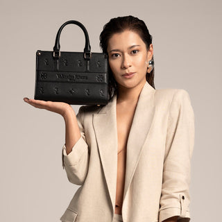 Valentina Rivera Mini Tote Bag Bolso Mini Tote Carlotta Negro