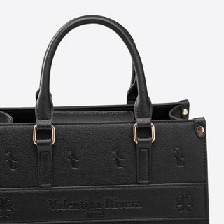 Valentina Rivera Mini Tote Bag Bolso Mini Tote Carlotta Negro