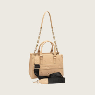 Valentina Rivera Mini Tote Bag Carlotta en Beige