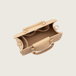 Valentina Rivera Mini Tote Bag Carlotta en Beige