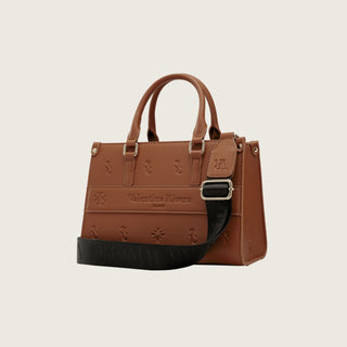 Valentina Rivera Mini Tote Bag Carlotta en Marrón
