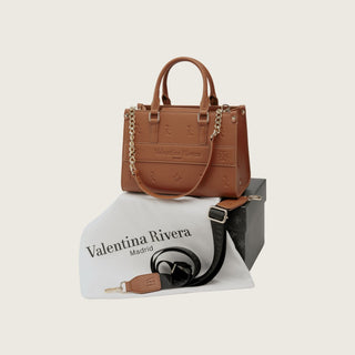 Valentina Rivera Mini Tote Bag Carlotta en Marrón