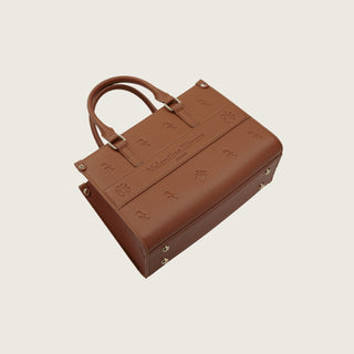 Valentina Rivera Mini Tote Bag Carlotta en Marrón