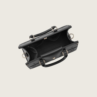 Valentina Rivera Mini Tote Bag Carlotta en Negro